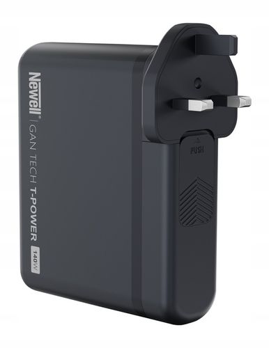Ładowarka sieciowa z adapterami Newell GaN Tech T-power 140W 3xUSB-C 3xUSB na Arena.pl