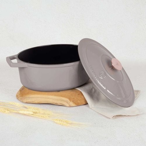 emaliowana brytfanna żeliwna 30cm berlinger haus bh-6541 taupe na Arena.pl