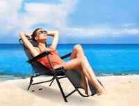 FOTEL KRZESŁO LEŻAK SKŁADANY OGRODOWY PLAŻOWY TARASOWY ROZKŁADANY kolory