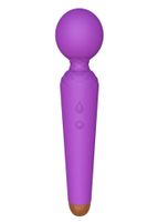 Stymulator Rechargeable Power Wand USB 10 Functions   Purple