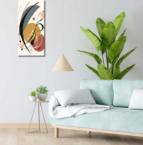 Obraz 30x70cm Rapsodia Kształtów zdjęcie 2