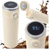 Termos kubek termiczny do kawy z ustnikiem 400ml wyświetlacz