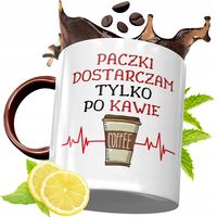 Kubek Bordowy Dla Kuriera Na Urodziny Prezent Z Nadrukiem Ze Zdjęciem