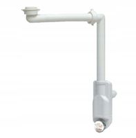 Syfon umywalkowy oszczędzającego miejsca LIRA biały