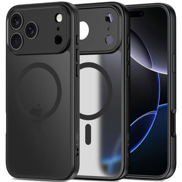 Etui Tech-Protect BasicMag Matte Black do Apple iPhone 17 Pro zdjęcie 1