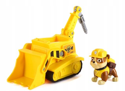 PSI PATROL RUBBLE FIGURKA POJAZD SPYCHACZ BULDOŻER na Arena.pl