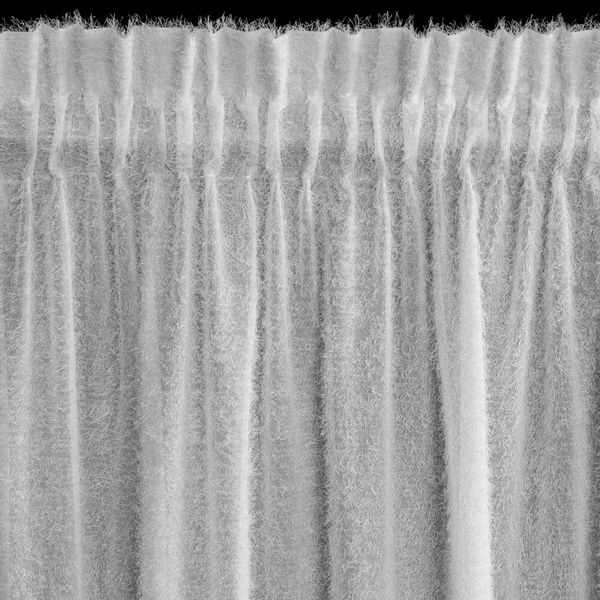 Zasłona gotowa na taśmie AGIS 140x270 biała z puszystym włoskiem zdjęcie 10