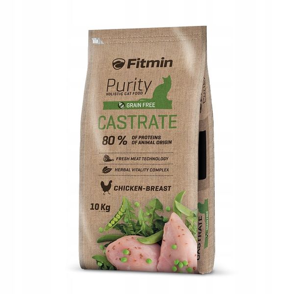 Fitmin cat Purity Castrate - 10 kg Sucha Karma zdjęcie 1
