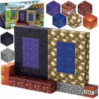 KLOCKI MAGNETYCZNE KOSTKI 3D 2x2 Budowlane Sześciany Zestaw 58 el.