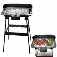 Elektryczny Grill Balkonowy 2200W Wolnostojący Stołowy na Taras i do Ogrodu