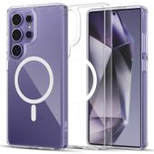 Etui Tech-Protect Flexair Hybrid MagSafe DO Samsung S25 Ultra Przezroczyste