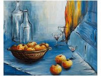40X50CM MARTWA NATURA JABŁKAMI OBRAZ