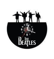 Zegar ścienny z płyty winylowej The Beatles 40.6