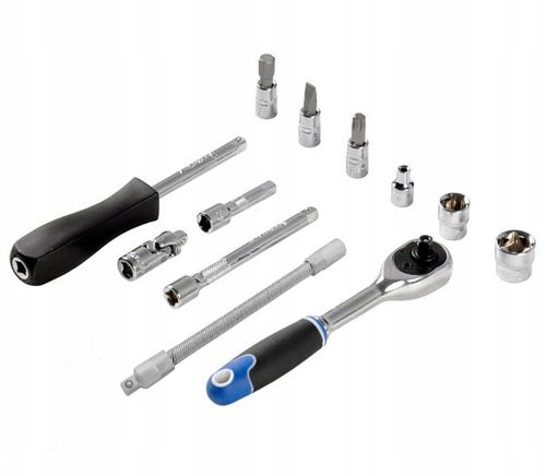 ZESTAW KLUCZY NASADOWYCH NASADKI TORX BITY 38 1/4" KLUCZE NASADOWE na Arena.pl