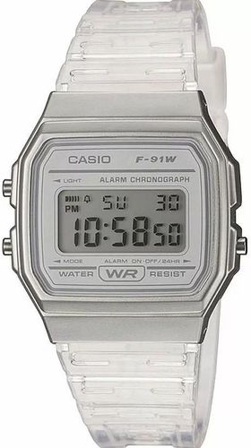 CYFROWY ZEGAREK CASIO F-91WS-7EF RETRO SPORT KLASYK MAŁY UNISEX +BOX 35mm na Arena.pl