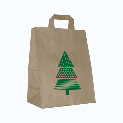 Torby świąteczne małe 26 x 16,5 x 33 cm Choinka 55 na Arena.pl