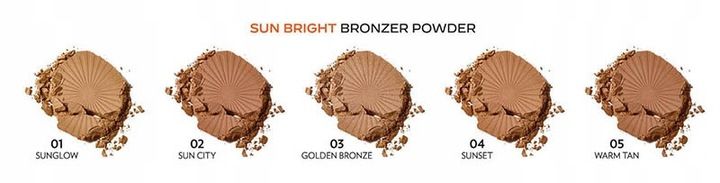 Golden Rose SUN BRIGHT Bronzer w pudrze 05 zdjęcie 2