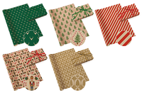 papier 2m x  70cm  - s-37 christmas color kraft