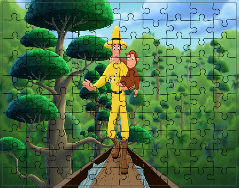 Puzzle Ciekawski George zdjęcie 1