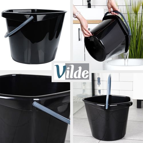 Wiadro plastikowe czarne 14 l na Arena.pl
