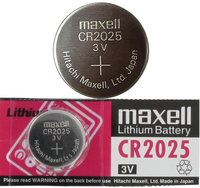 Japońska bateria litowa MAXELL CR 2025 3V 1 sztuka