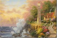 120CM 80CM OBRAZ ŚCIENNY DOMEK LATARNIKA