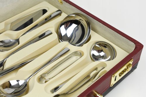 ZESTAW SZTUĆCE W WALIZCE 72 EL KOMPLET LUNA WALIZKA NA 12 OSÓB na Arena.pl