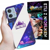 ETUI CASE DO MOTOROLA MOTO G55 - FORTNITE DZIECIĘCE WZORY Z GIER I BAJEK