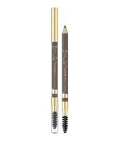 eveline brow&go pudrowa kredka do brwi 01 taupe z szczoteczką 2w1