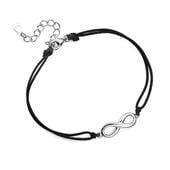 BRANSOLETKA CELEBRYTKA BAWEŁNA NIESKOŃCZONOŚĆ