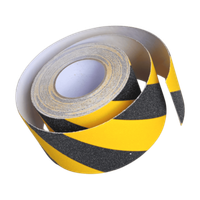 TAŚMA P14300 100mm/18m ANTYPOŚLIZGOWA 1-STR LEPNA, ŻÓŁTO-CZARNA