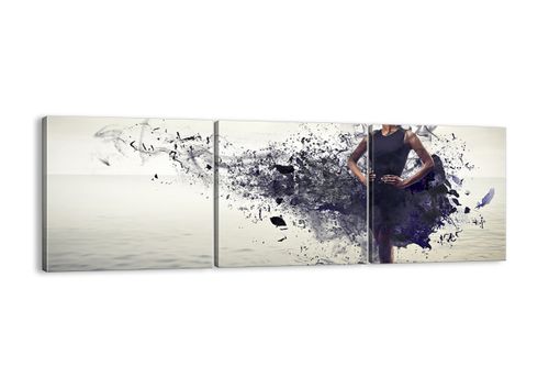 Obraz Na Płótnie - Kobieta Modelka - 120X40 Cm - Ca120X40-2623 na Arena.pl