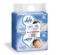 lula chusteczki nawilżane z pantenolem 72szt 3szt + 1szt gratis