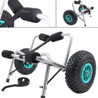 Wózek Transportowy Do Kajaka Łódki Pontonu Deski SUP Lekki Składany 70kg