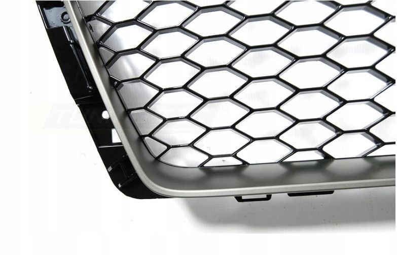 Grill Atrapa AUDI A4 B9 15- MATOWY SZARY RS-STYLE zdjęcie 4