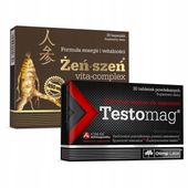 OLIMP ZESTAW ŻEŃ-SZEŃ + TESTOMAG LIBIDO POTENCJA