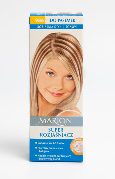 MARION Super rozjaśniacz pasemek 5-6 tonów nr 986 zdjęcie 2