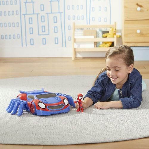 SPIDEY i SUPER KUMPLE DUŻY POJAZD AUTO WEB-CRAWLER + FIGURKA SPIDEY na Arena.pl