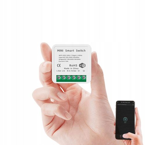 Inteligentny Przekaźnik 10A Gniazdko Włącznik WiFi TUYA Smart Life na Arena.pl