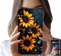 ETUI DO SAMSUNG A10 - SŁONECZNIKI, SŁONECZNIK, KWIECISTE WZORY
