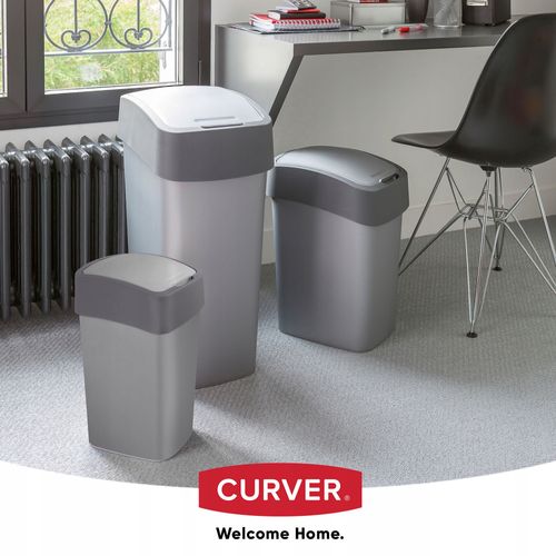 Curver Kosz Na Śmieci Pojemnik Biuro 10 L Grafit na Arena.pl