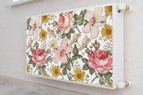 Mata MAGNETYCZNA Kwiaty Tropikalne Róże Liście Natura 80cm x 60cm na Arena.pl