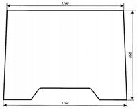 szyba przednia Renault 461S, 521S, 551-4S, 551S, 681-4S, 681S, 751S, 751-4S