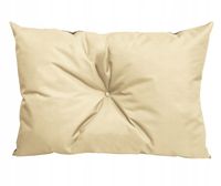 Poduszka Ogrodowa Tarasowa wodoodporna pikowana 70x40cm Krem