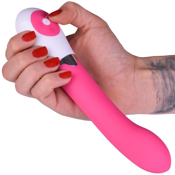 Silikonowy Wibrator 30 Programów Na Orgazm Daniel - Różowy zdjęcie 3