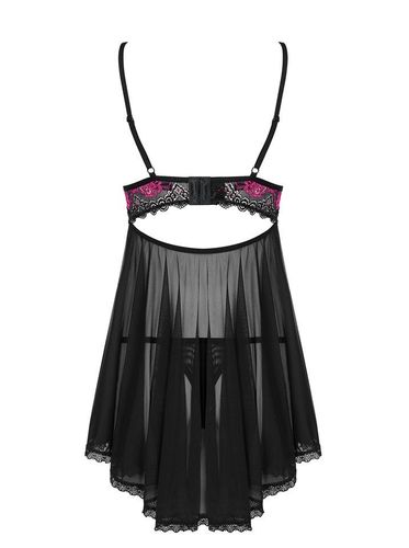 Urocza Babydoll i Stringi - Obsessive Tulia L/XL na Arena.pl