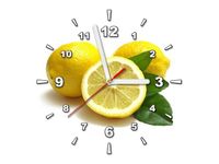 30X30CM ZEGAR CYTRYNY OBRAZ DREWNO