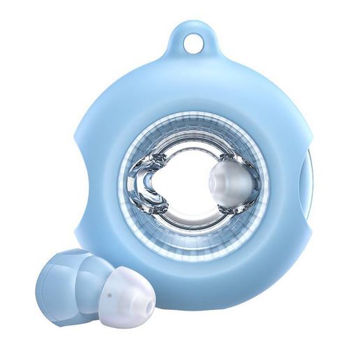 Słuchawki bezprzewodowe TWS Bluetooth 5.3 LightAura VocalSound - niebieskie na Arena.pl