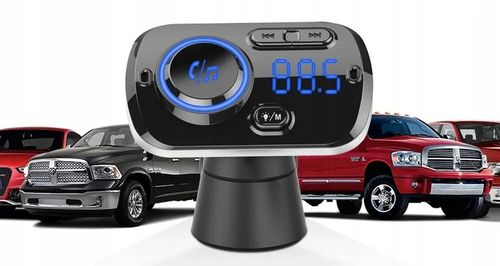 TRANSMITER BLUETOOTH FM SAMOCHODOWY SZYBKA ŁADOWARKA 2x USB AUX na Arena.pl