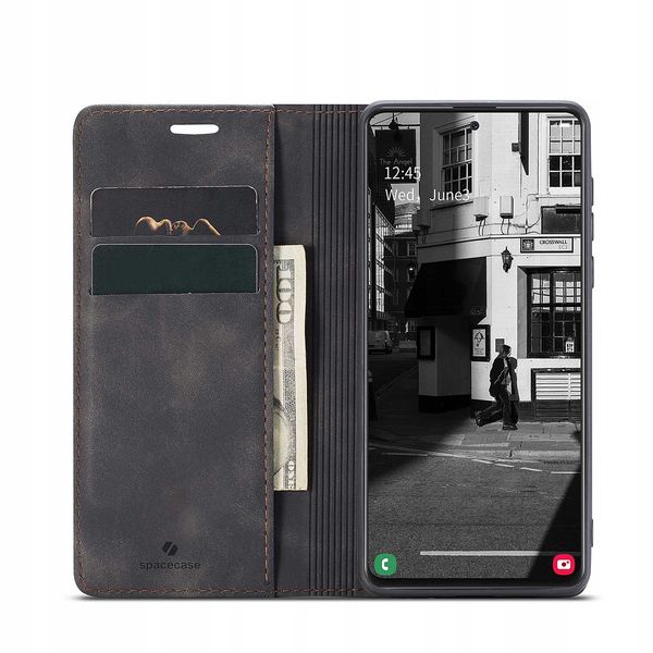 Spacecase Wallet Galaxy A51 Black zdjęcie 14